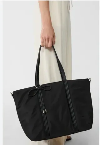 Bolso shopper negro