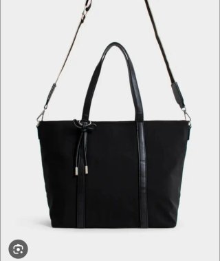 Bolso shopper negro