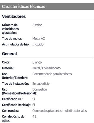 CLIMATIZADOR EVAPORATIVO