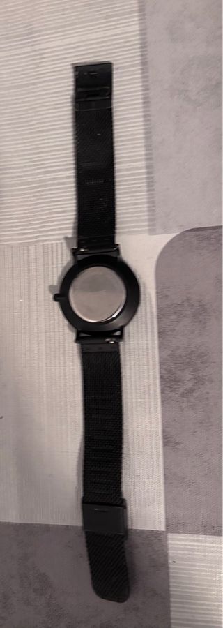 Reloj Cluse Minuit Mesh Negro Mujer Sin caja
