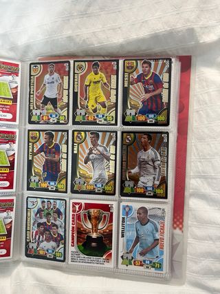 Álbum Adrenalyn XL 2013-14 casi completo