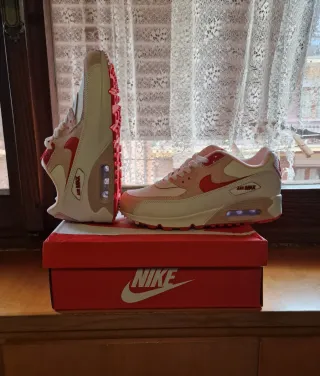 Nike Air Max 90 Rosa e Bianco