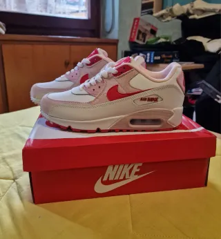 Nike Air Max 90 Rosa e Bianco