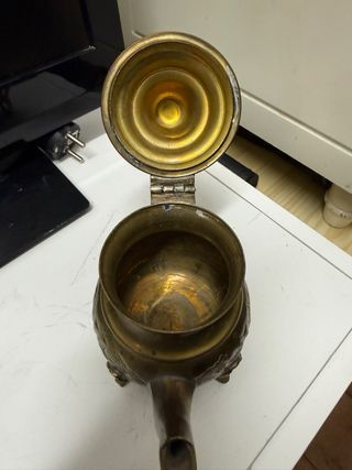 Jarra de alpaca vintage