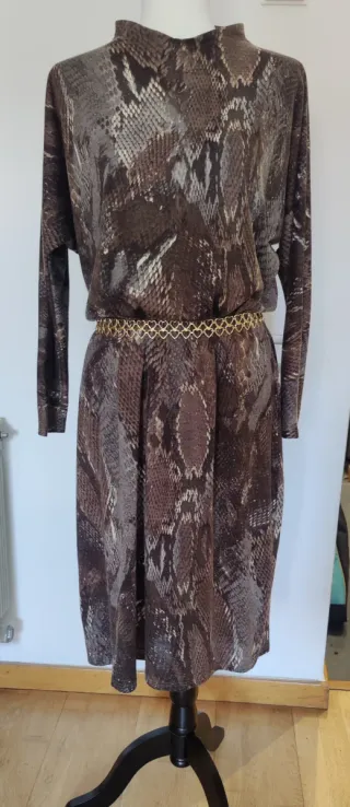 Vestido estampado serpiente 42-46