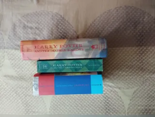 Lote de tres libros Harry Potter en inglés