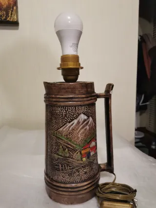 Lampada brocca ceramica San Marino nr 13
