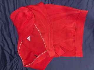 Sudadera Adidas Roja con Capucha