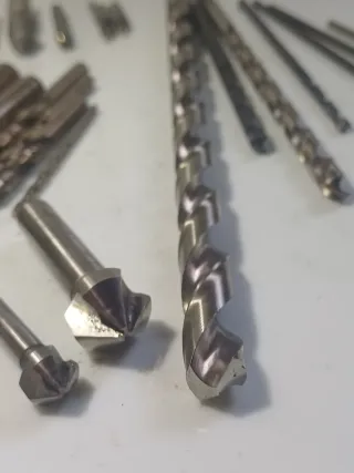 Lote de brocas taladro torno fresas herramientas