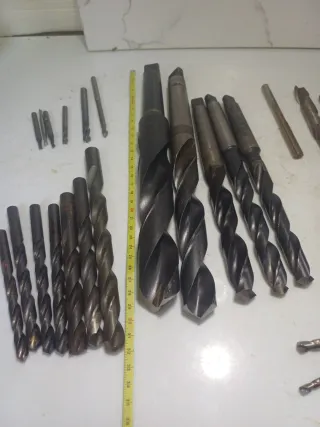 Lote de brocas taladro torno fresas herramientas