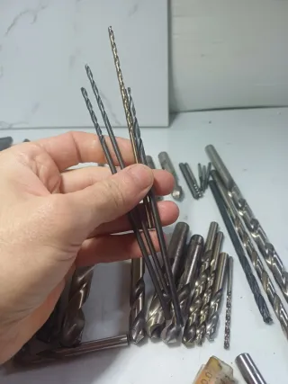 Lote de brocas taladro torno fresas herramientas