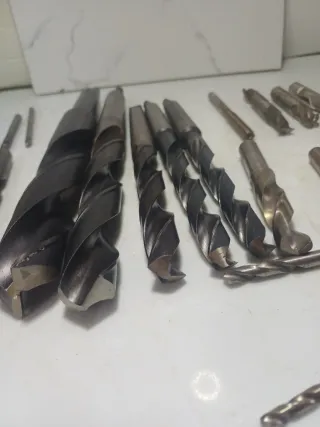 Lote de brocas taladro torno fresas herramientas