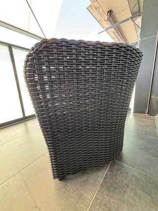 SOFA DE EXTERIOR DE RESINA TRENZADA. A ESTRENAR