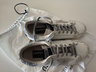 Zapatillas Golden Goose Superstar Blancas y Platea