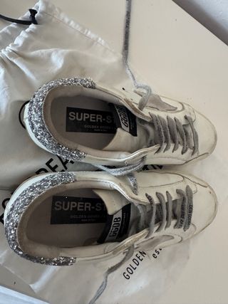 Zapatillas Golden Goose Superstar Blancas y Platea