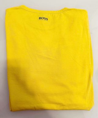Camiseta BOSS amarilla hombre