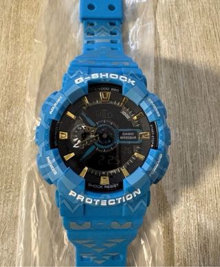 Orologio sport analogico digitale blu resistente