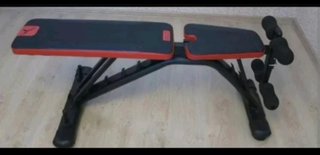 RACK DE MUSCULACION + BANCO PLEGABLE