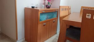 Mueble TV, cómoda y mesas salón madera