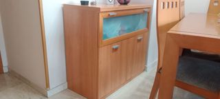 Mueble TV, cómoda y mesas salón madera