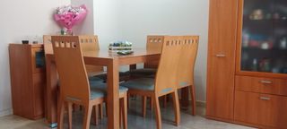 Mueble TV, cómoda y mesas salón madera