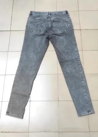 Jeans MNG Denim Kim grises de mujer Talla 38