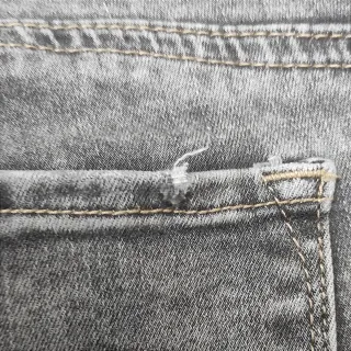 Jeans MNG Denim Kim grises de mujer Talla 38