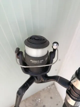 Caña de pesca telescópica 3.90m un solo uso...