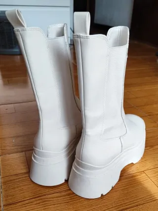 Botines crudo plataforma