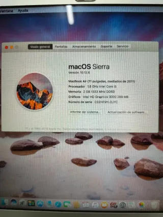 MacBook Air 11 2011 Plata + Cargador