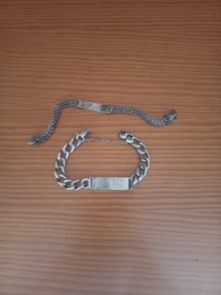 Pulsera esclava de plata