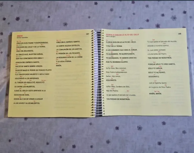 Libro de cantos Resucitó Camino Neocatecumenal