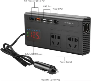 Inversor Coche 12V a 220V