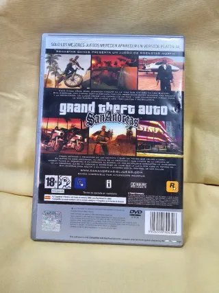 Juego PS2 Grand Theft Auto San Andreas Platinum