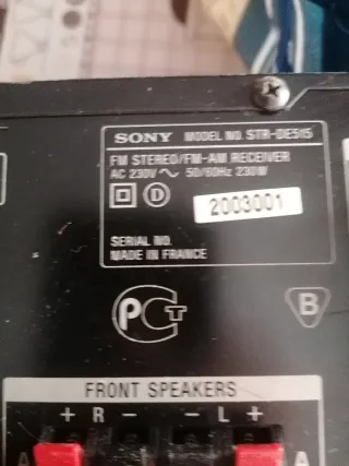 Sony STR-DE595 Receptor AV Negro