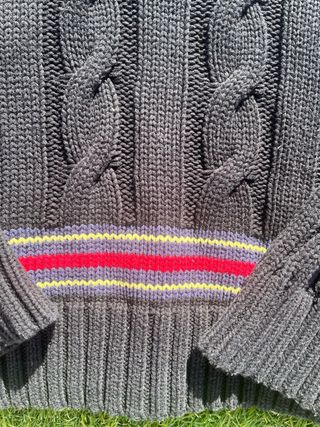 Jersey Corteiz Negro Cable Knit