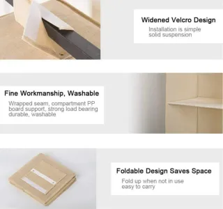 Organizador Colgante 6 Niveles Cremallera