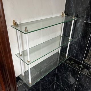Estantería baño cristal