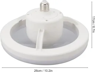 Luz ventilador 5 aspas