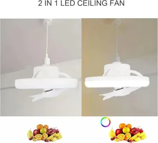Luz ventilador 5 aspas