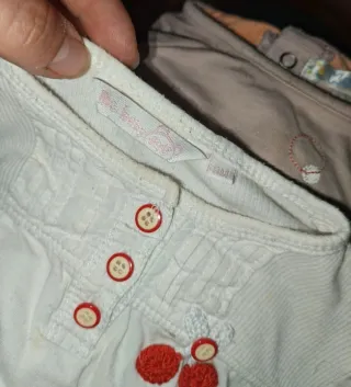 Lote 7 camisetas bebé niña 6-9 meses