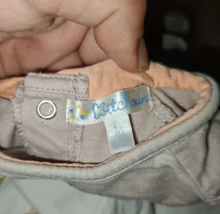 Lote 7 camisetas bebé niña 6-9 meses