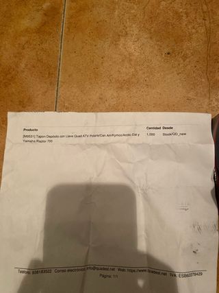 Tapon de depósito combustible con Llave