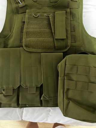 Chaleco táctico militar verde