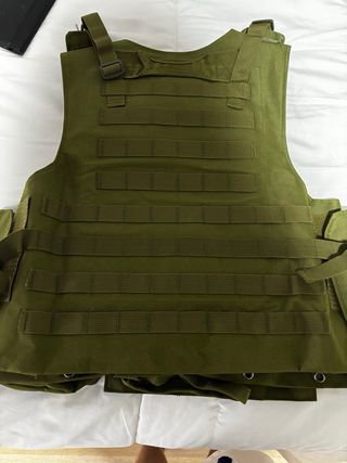 Chaleco táctico militar verde