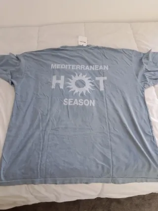 2 Camisetas Becay beige con logo sol