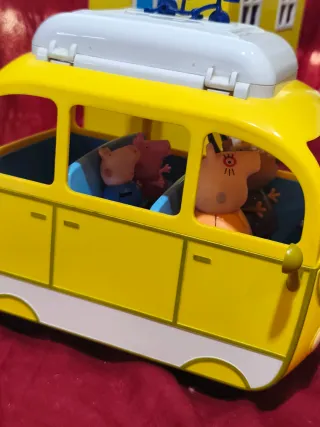 Lote Peppa Pig: Casa, Coche y Colegio