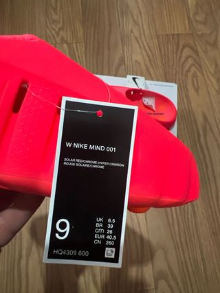 Nike Mind 001 Slide Solar Red W 40.5