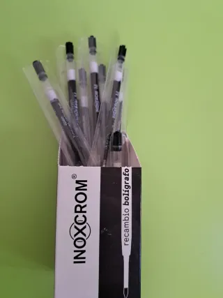 Recambios Bolígrafo Inoxcrom Negro 1.0 mm (13 un)