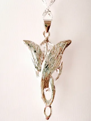 Colgante Arwen Evenstar Cristales Plata